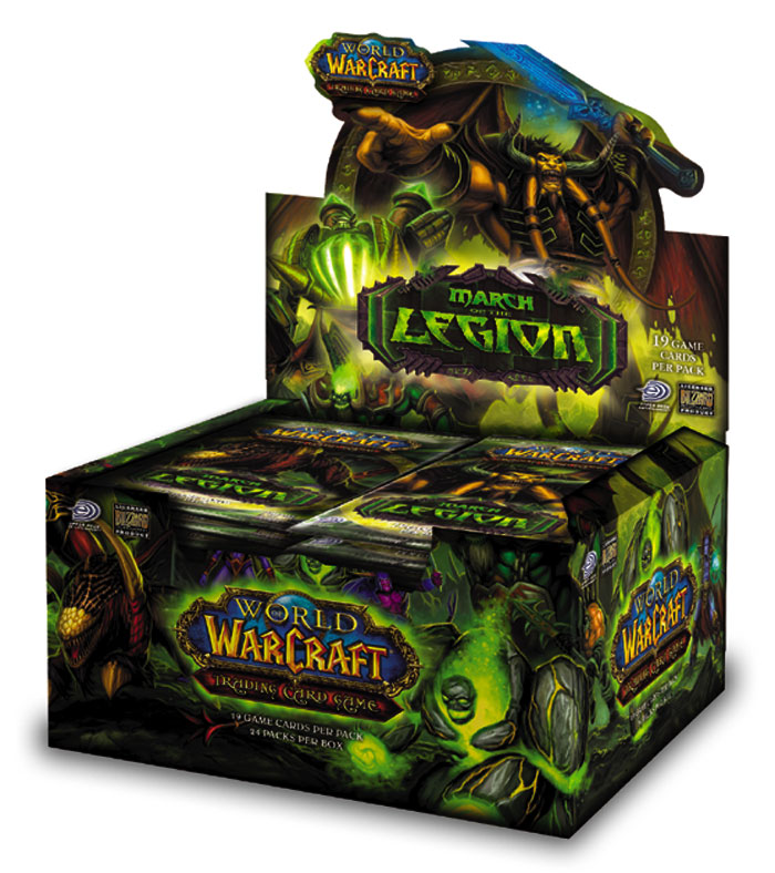 World Of Warcraft March Of The Legion 5 Booster Pack LOT For Card Game WOW 